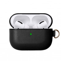 Чехол для AirPods Pro Leather Case Black